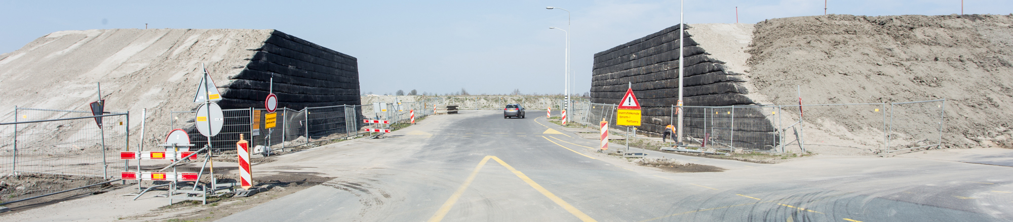 Westfresiaweg N34 Hoogkarspel gewapende grondconstructies